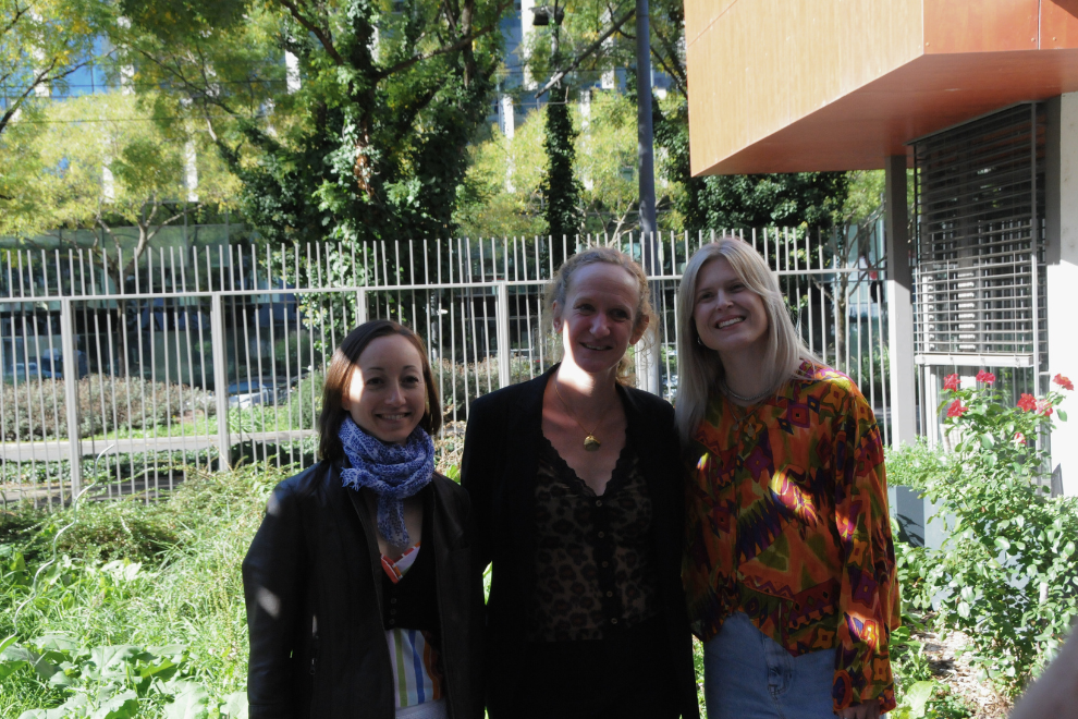 Christelle, Marie, et Julie, l'équipe salariée du Pari Solidaire Lyon
