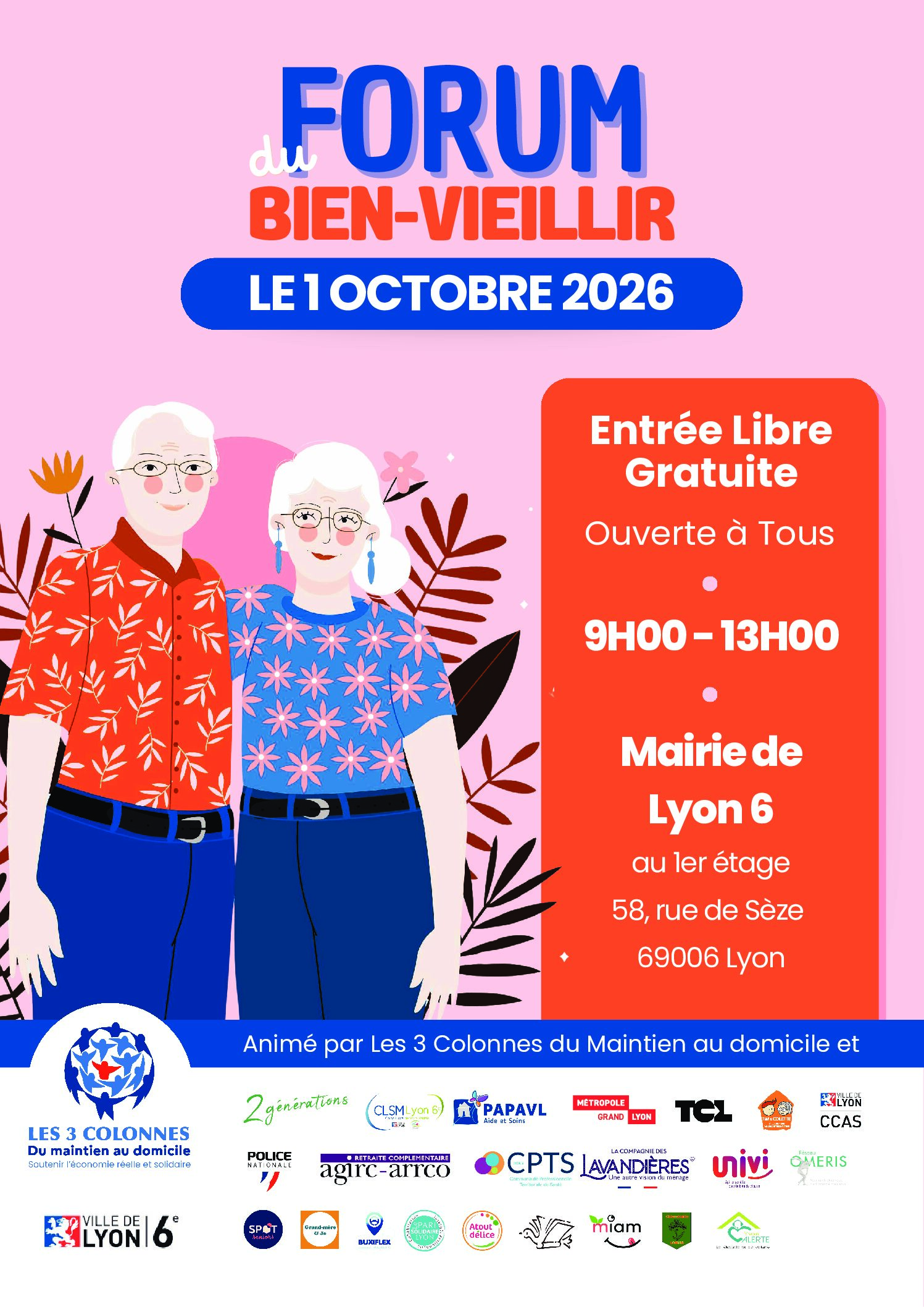 AFFICHE FORUM DU BIEN VIEILLIR LYON 6 1